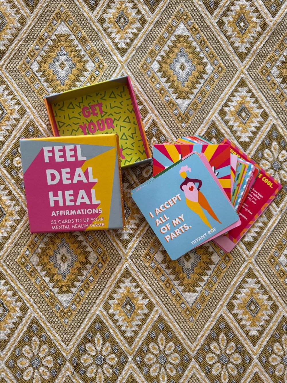 Feel Deal Heal Affirmations & Coping Skills Cards - Hey Tiffany Roe Decks - Picture 3 of 4